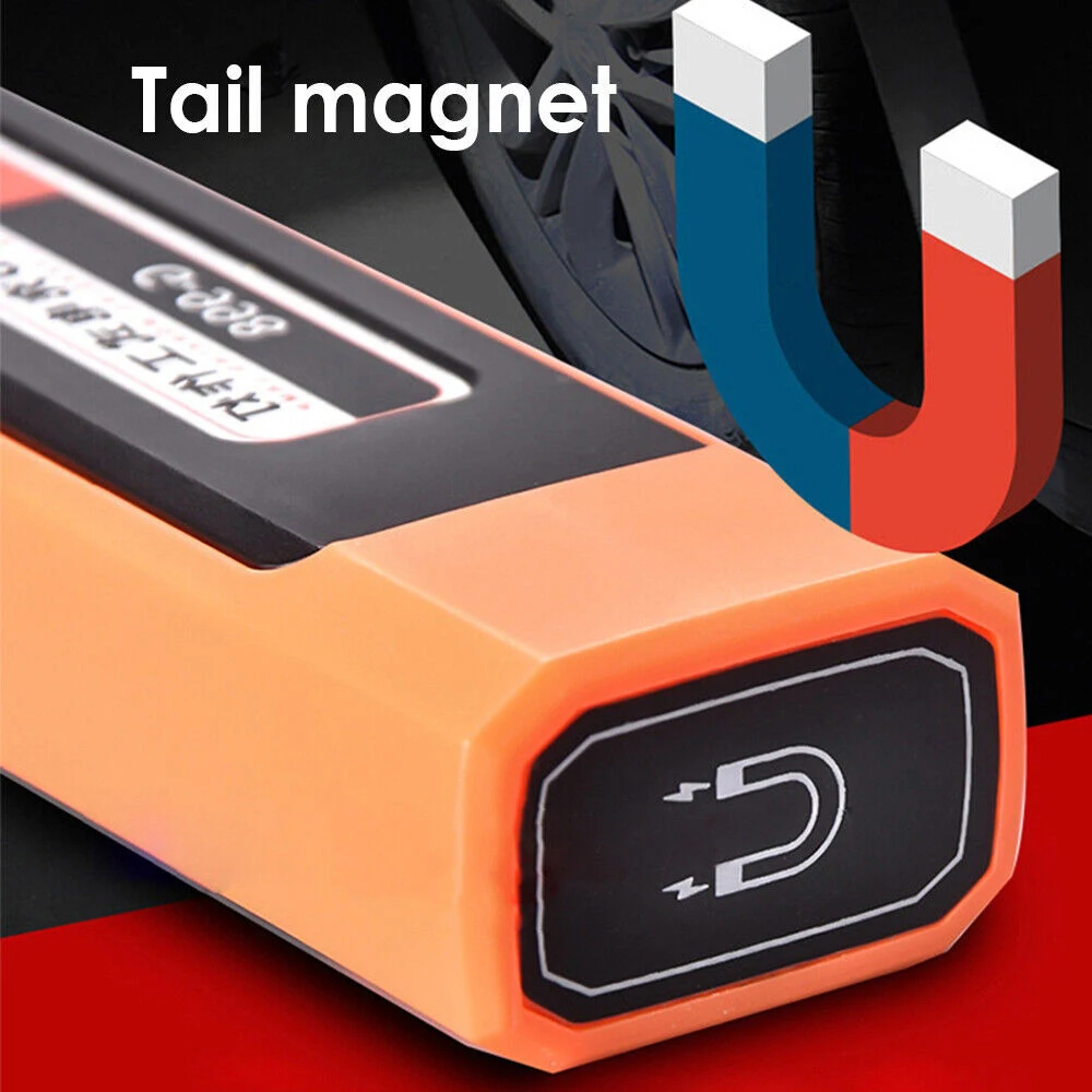 Portable LED Work Light COB Magnetic Flashlight Super Bright Mechanic Car Emergency Light Rechargeable Magnetic Warning Lighting