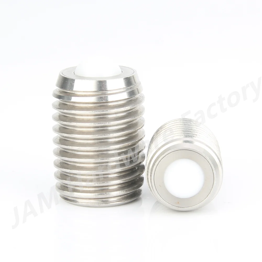 Conveyor Ball Roller Stainless Steel/POM Ball Transfer Unit MJ319/MJ320 Ball Rollers With Set Screw