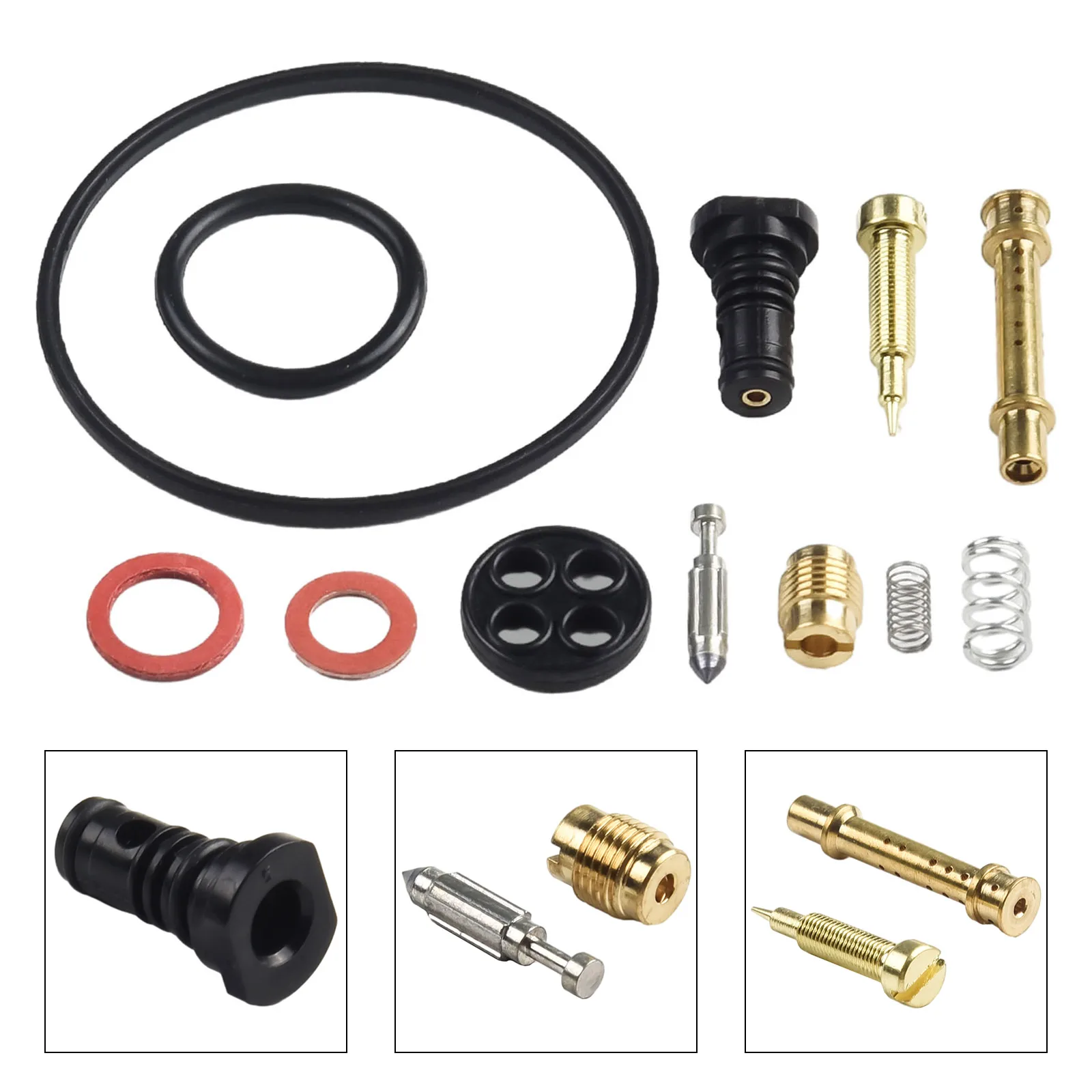 Carburetor Carb Rebuild Kit For Honda GX160 GX200 5.5HP 6.5HP 16010 ZE1 812 Lawn Mower Parts Garden Cleaning Tools