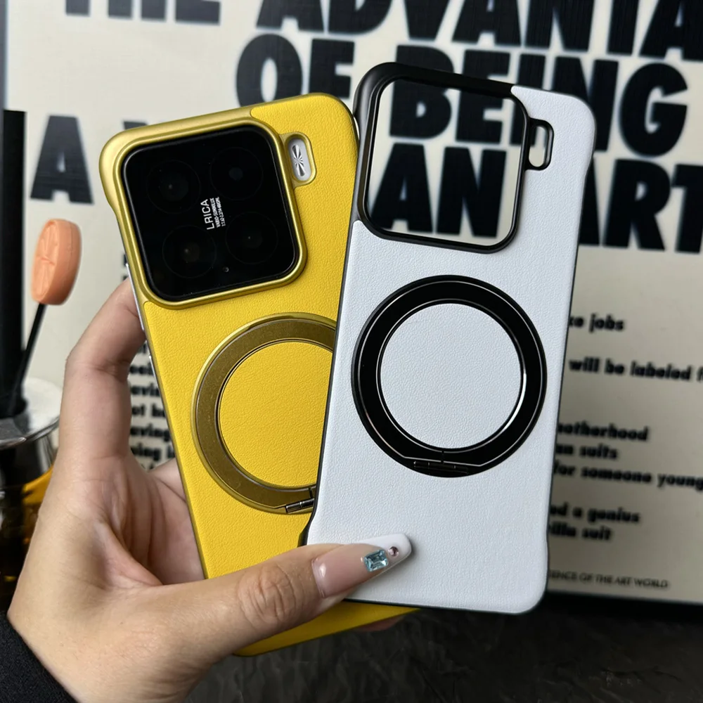 Ultra Thin Magnetic Bracket Phone Case with Invisible Folding Stand