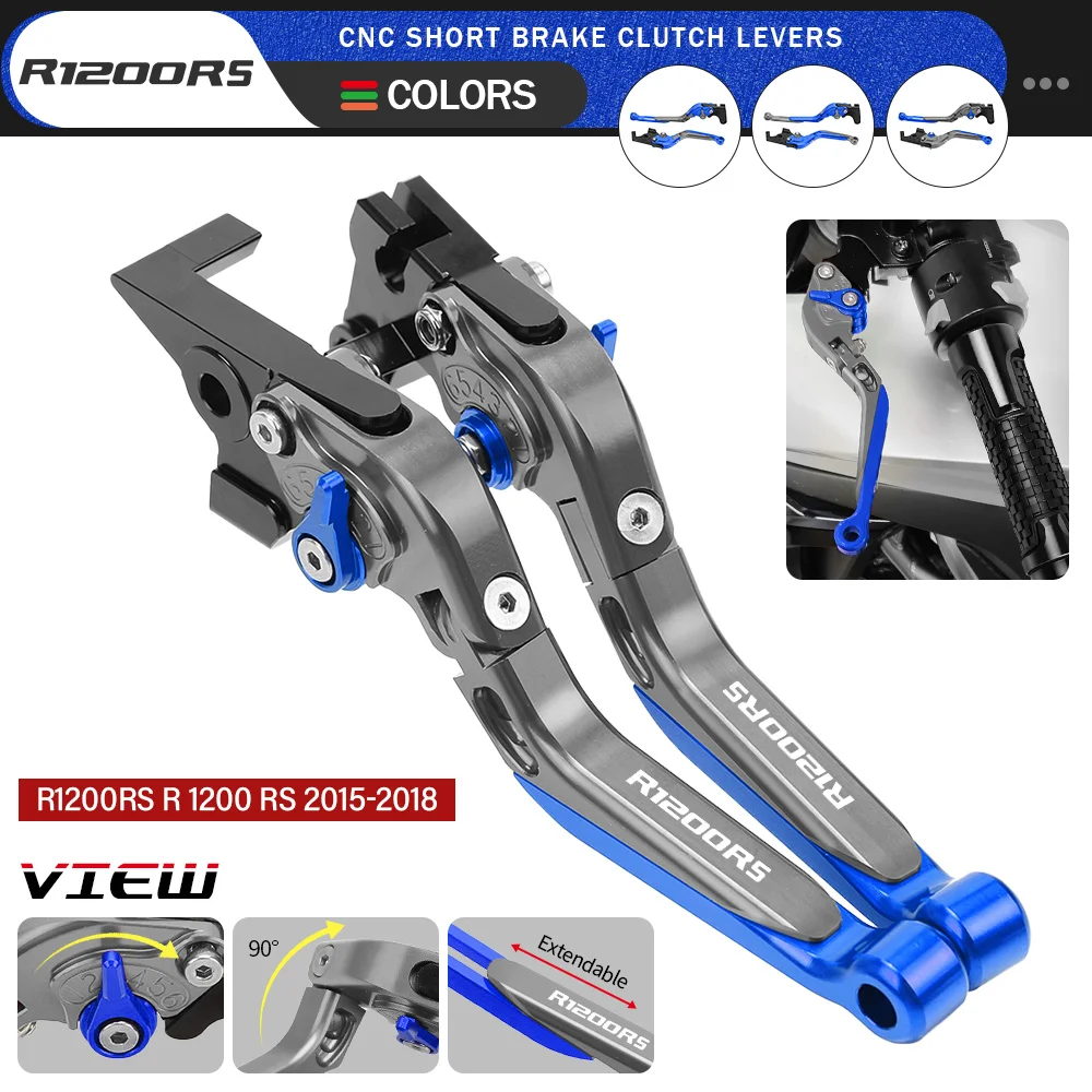 

For BMW R1200RS R 1200 RS 2015 2016 2017 2018 Motorcycle Accessories Folding Adjustable Brake Clutch Levers Hand Brakes