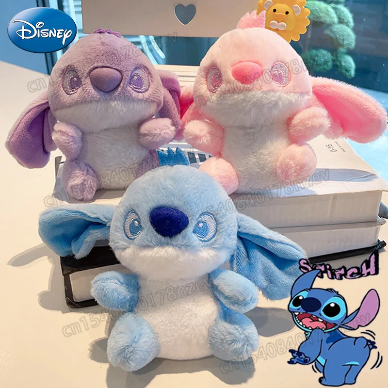

Disney Stitch Plush Keychain Women Cartoon Cute Bag Plush Pendant Accessories for Couple Kawaii Key Chain Doll Decoration Gift