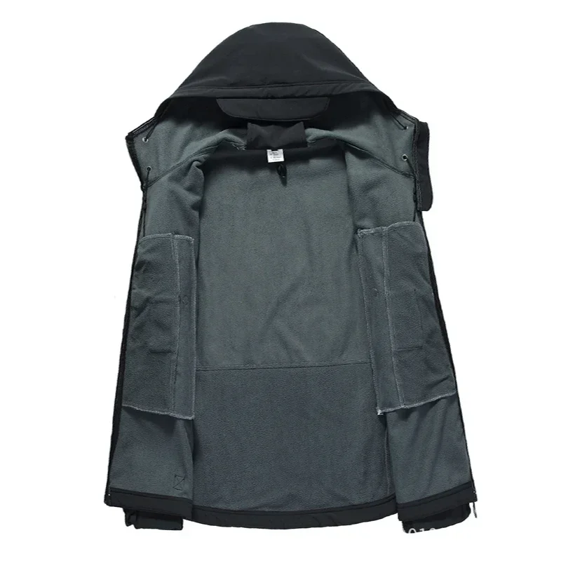 Men's Tactical Pants Men Softshell Elastic Camping Hiking Jackets Trekking Fishing Hunting Outdoor Cycling Cargo Pants Trousers 4