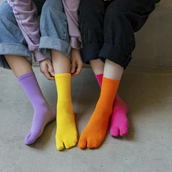 Bamboo Japanese Men And Women Summer Fiber Two Finger Socks Black Kimono Flip Flop Sandal Split Ninjia White Tabi Toe Socks