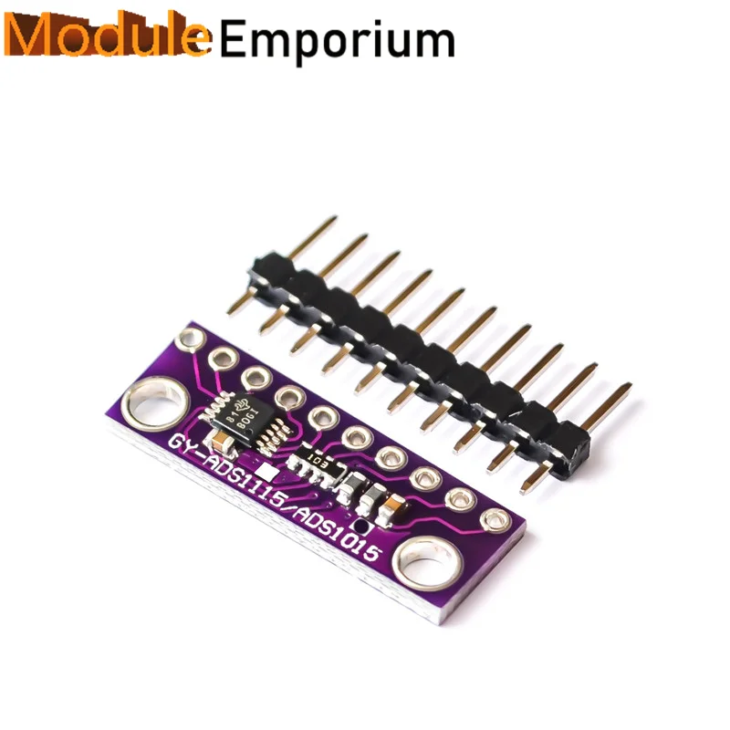 

Purple GY-ADS1015 ultra-small 12-bit precision analog-to-digital converter ADC development board module