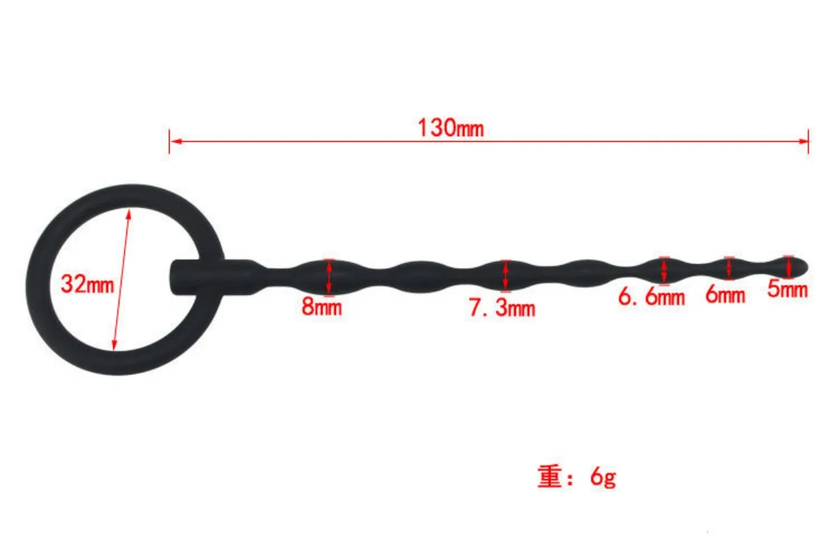 Silicone horse eye urethral catheter dilator male stimulation adult penis plug inserted urethral catheter gay sex toys