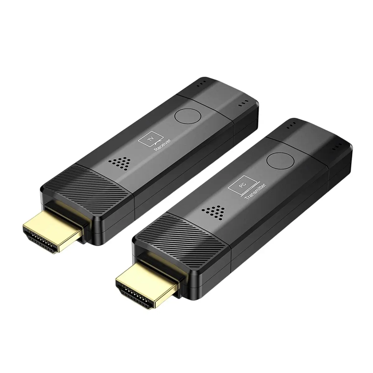 (A75T) 50M 무선 5.8G 1080P 송신기 HDMI 호환 비디오 오디오 확장기 디스플레이 어댑터 동글 (모니터, 프로젝터, PC용)