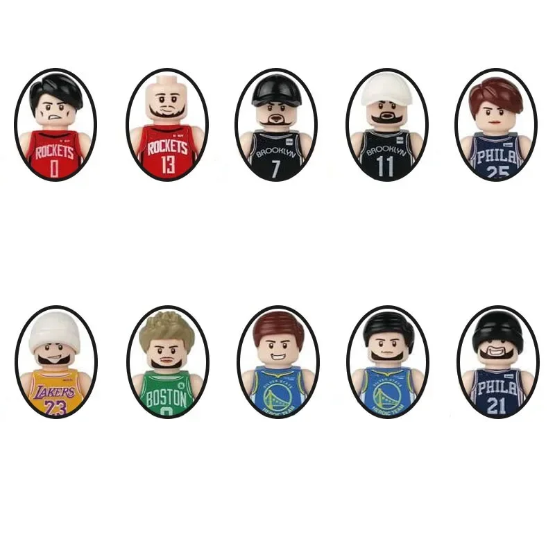 MOC Basketball Stand Set for basket-ball Court Educational Block Accessory DIY Building Block Brick Brickset Boys and girls Gift 6