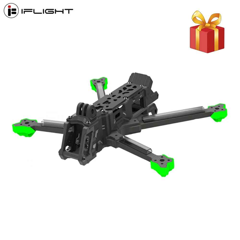 

Комплект рамок IFlight Nazgul Evoque F5 V2 FPV, 5 дюймов F5D / F5X HD/аналоговый (squtered-X/DeadCat) с рукояткой 6 мм для радиоуправляемого гоночного дрона