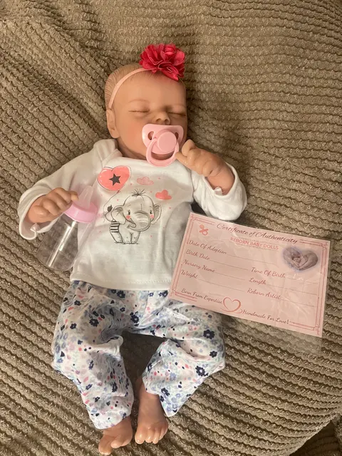 17inch Finished Reborn Baby Doll Twin A Full Vinyl Body Or Cloth Body 3D Skin Visible Veins Collectible Art Doll For Girls 3