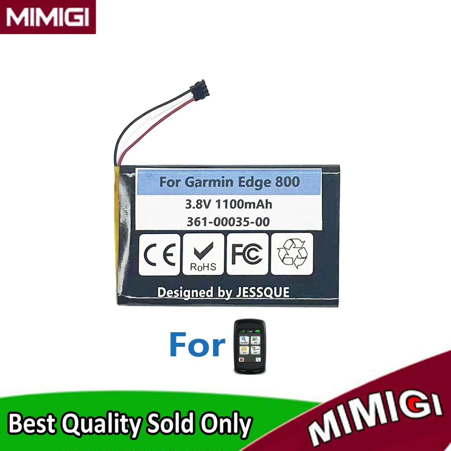 Original Replaces 1100mAh 00035 00 Battery For Garmin Edge 810 Cycling Computer Batterie Accumulator AKKU| | - AliExpress