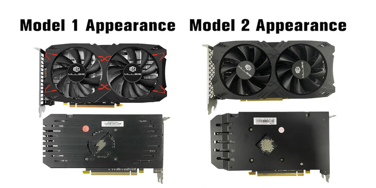 AMD RX5500XT 8G Gaming Graphics Card 8GB 128Bit GDDR6 PCI-E 4.0&times;8 GPU Radeon rx5500xt 8gb game Video Cards Placa de v&iacute;deo MLLSE