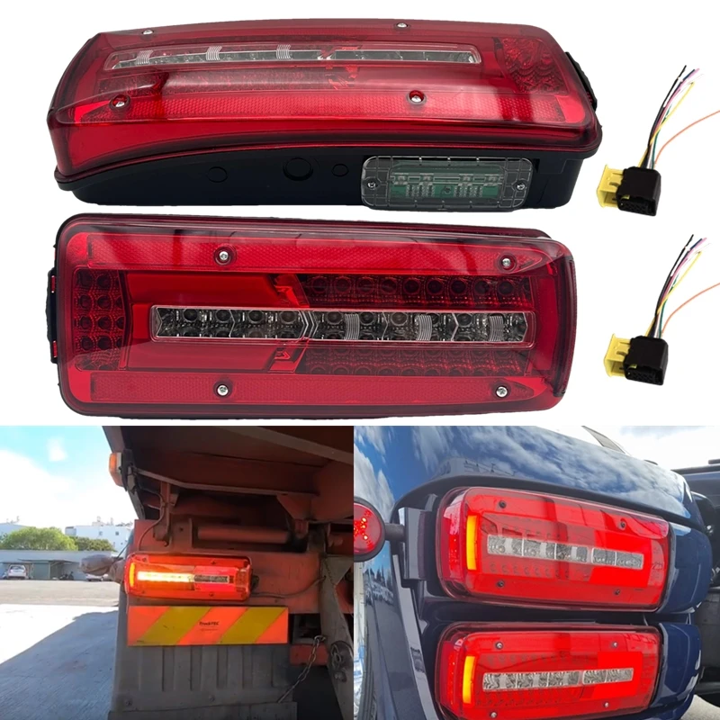 Luz Trasera LED Para Camiones DAF CF XF XG XD - 24V Con Zumbador | Repuesto Original