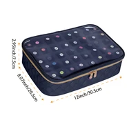 Fashion transparent nail polish storage box - 40 bottles travel set, durable polyester cotton material, suitable for nail lovers 2