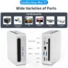 GenMachine AMD Mini PC Aluminum alloy Ryzen3 5300U Ryzen5 5500U Ryzen7 5825U Windows 11 NUC Wifi6 HDMI pc gamer computer 3