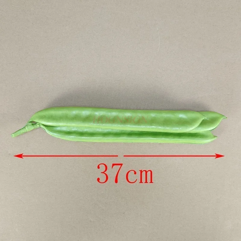 Simulation Vegetables Pu Sword Bean Beans Hotel Decoration Snow Peas Model Put Fake Fruits Pretend Food