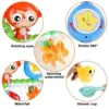 Baby Bath Toy Wall Sunction Cup Track Water Game Children Bathroom Monkey Caterpilla Bath Shower Toy for Children Birthday Gifts 5