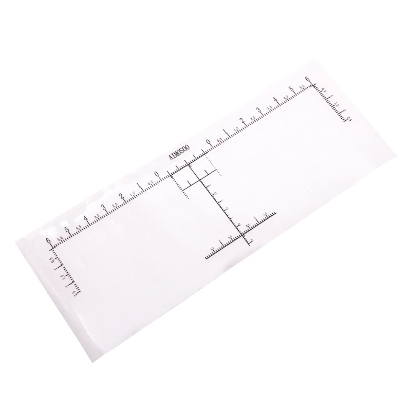 

Eyebrow Accurate Ruler Disposable Permanent Makeup Tattoo Eyebrow Microblading Shaping Tool Tattoos Measure Stickers 50pcs/set