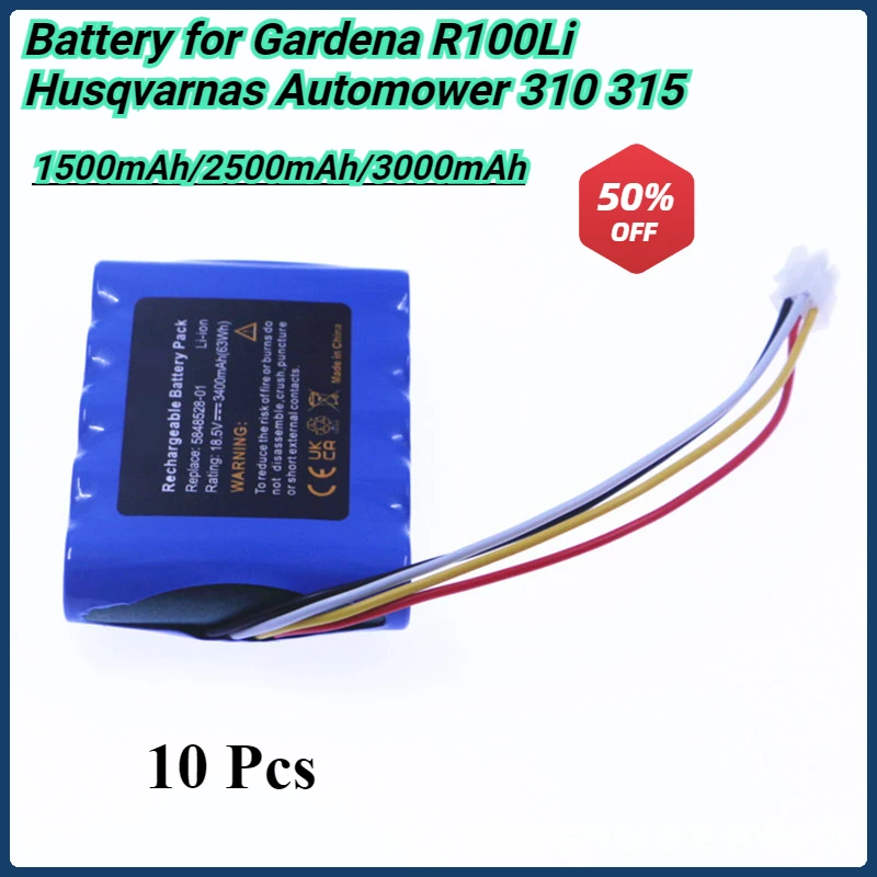 18,5V Akku Li-Ion für Gardena Sileno Sileno City 250 R100Li R130Li R160Li 2016 18,5V Akku Li-Ion für Gardena Sileno Sileno City 250 R100Li R130Li R160Li 2016