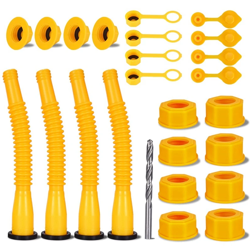 

Gas Can Spout Replacement Gas Can Nozzlet Set Kit With Flexible Nozzles, Thicker Gasket