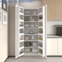 ตู้เก็บของในครัว ตู้เก็บของติดประตูตู้เย็น ตู้เก็บขนม ตู้ไซด์บอร์ดขนาดใหญ่ ตู้เหล็กติดผนัง ตู้สูง 3