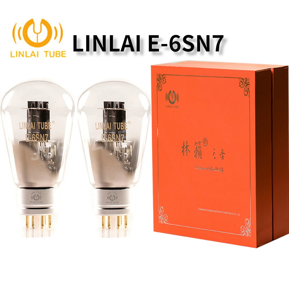E-6SN7 LINLAI  Vacuum Tube Audio Valve Replace 6SN7 6H8C 6N8P/CV181 5692 Electronic Tube Amplifier HIFI Audio Amplifier