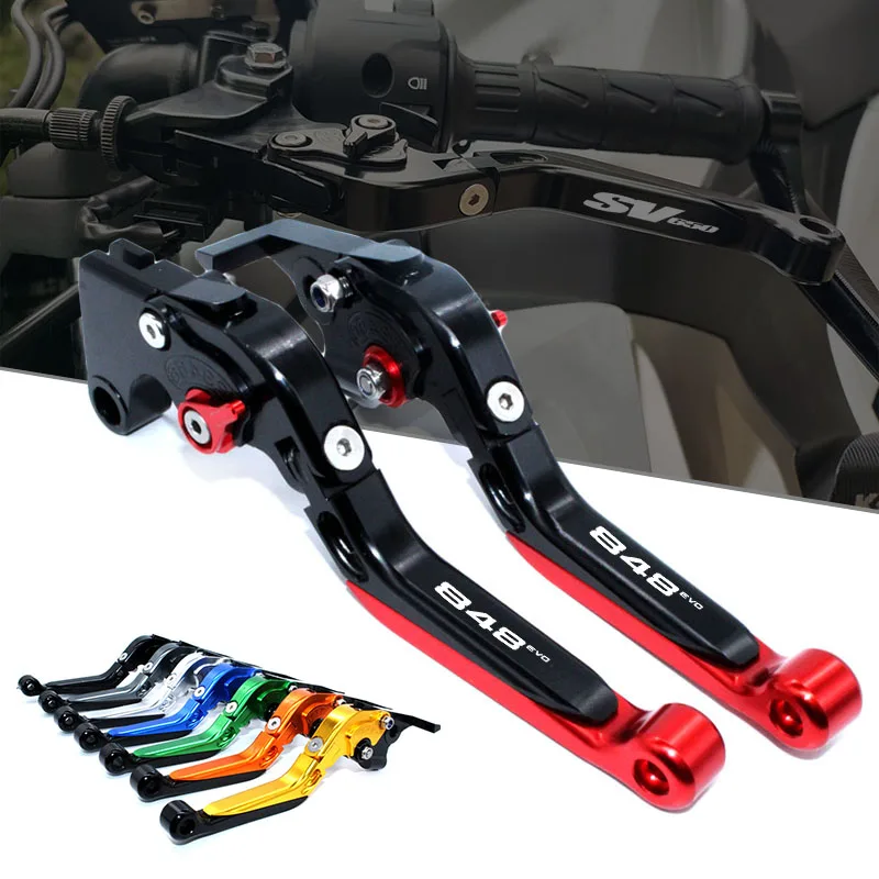 

For DUCATI 848/EVO 2007-2013 1198/S/R 2009-2011 1098/S/R Tricolor 2007-2008 Motorcycle Folding Extendable Brake Clutch Levers