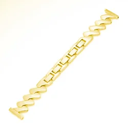 Elegant Stainless Steel Watch Band - Luxury Women's Strap - Galaxy 4 Classic (Gold band)