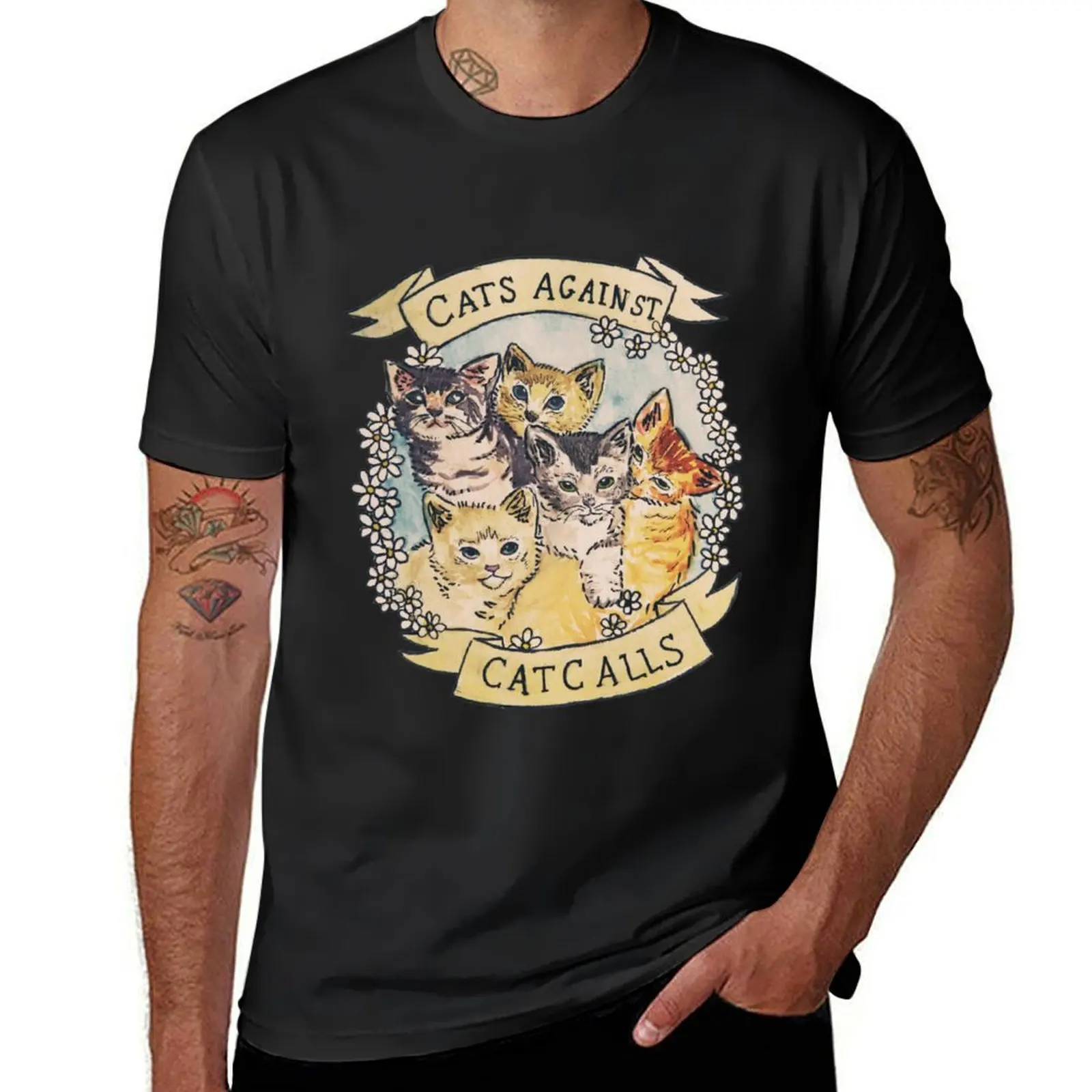 

Cats Against Cat Calls ORIGINAL (SEE V2 IN MY SHOP) T-Shirt quick-drying aesthetic clothes mens big and tall t shirts