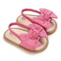 Summer Big Bowknot Breathable Comfortable Soft Sole Princess Sandal Shoe Of 0-18 Months Newborn Male and Female Baby 2