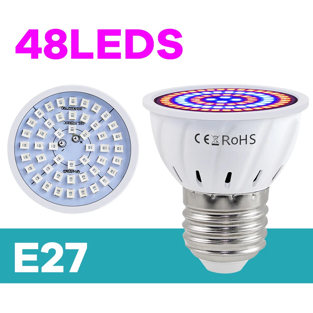 Full Spectrum LED Grow Light Bulb