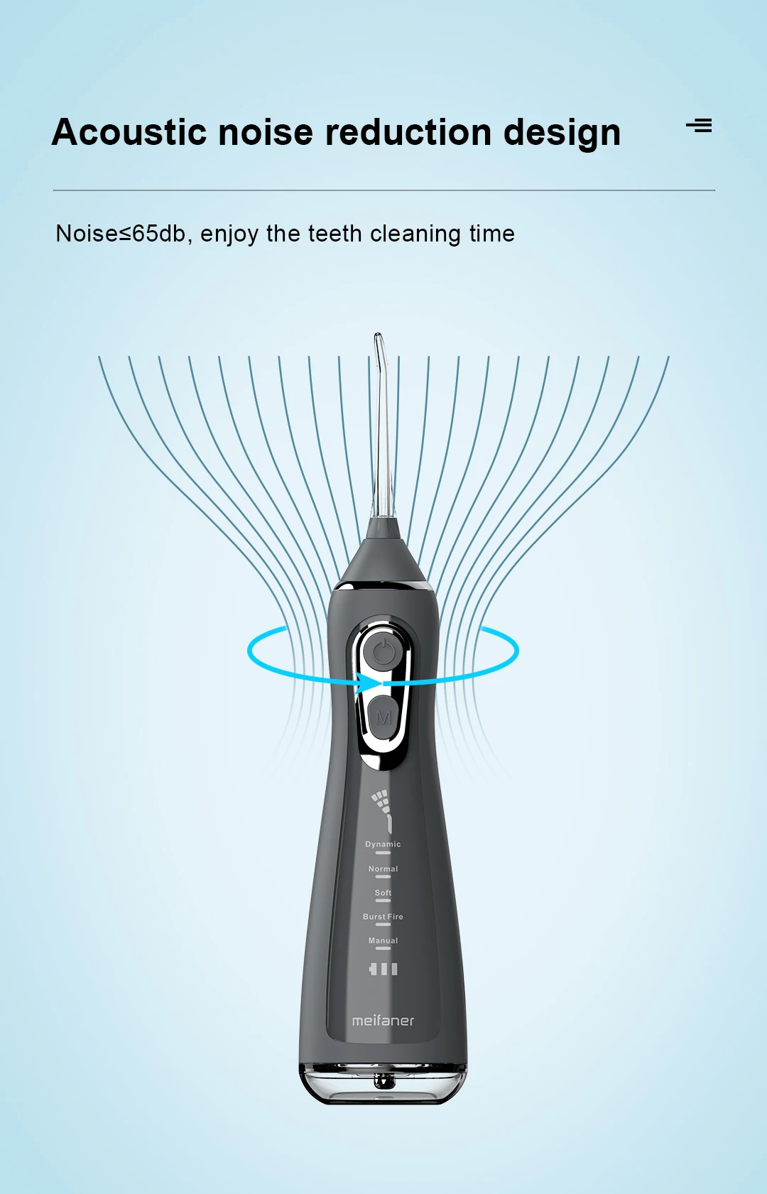5 Modes Dental Irrigator Water Flosser USB Rechargeable IPX7 300ML Water pick Home Appliance Water floss jet