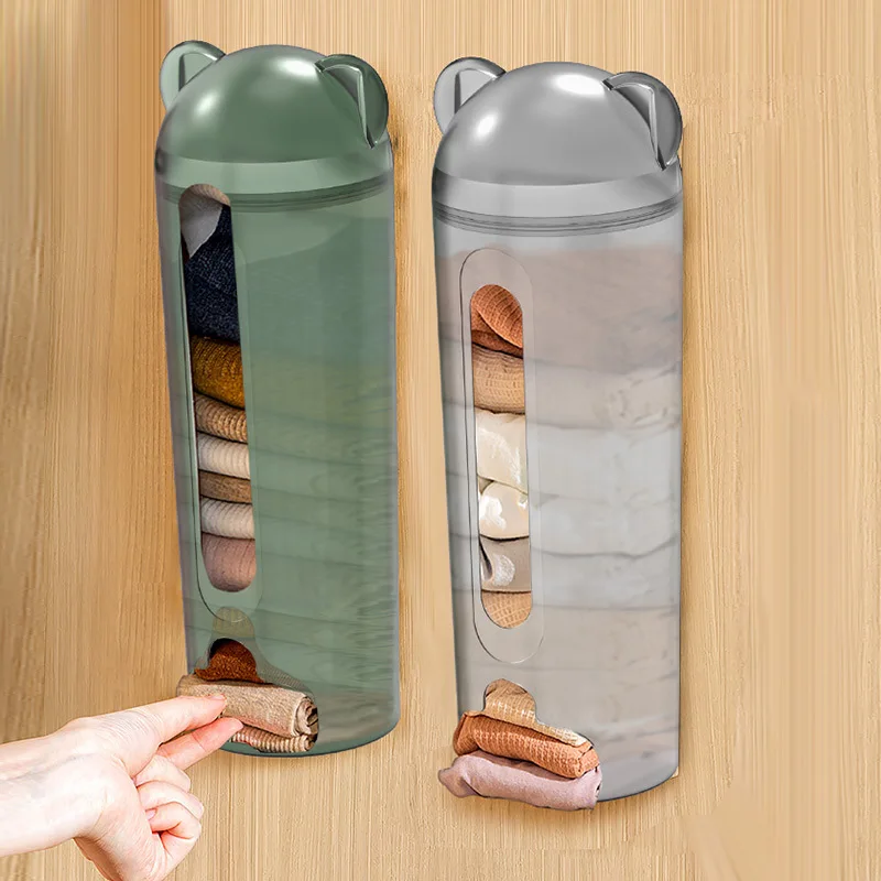 

Hot Garbage Bag Home Wall Hanging Storage Box Drawable Large Capacity Storage Box for Underwear and Socks Storage Organizer