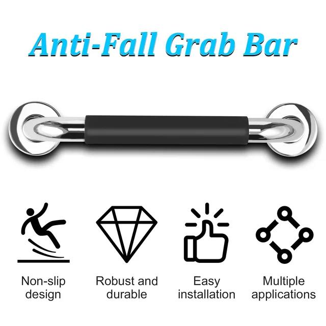 ฝักบัวห้องน้ํา Handrail สแตนเลส/พลาสติกห้องน้ําอ่างคว้าบาร์ Anti SLIP ป้องกัน Falls สําหรับผู้สูงอายุความปลอดภัยสนับสนุน Handle 2