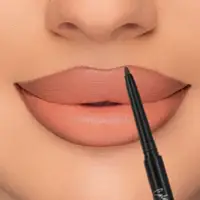 Waterproof Sweat-Proof Lipliner Crayon in Matte Chestnut Brown Versatile Lip Color Rendering for Enhanced Durability 1