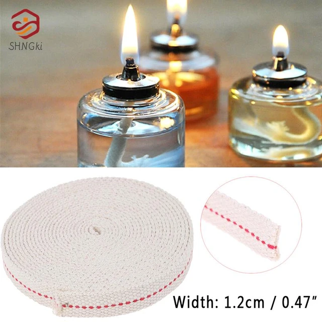 Flat Cotton Oil Lamp Wick for Oil Lamp Oil Lanterns Lamp Wick Roll