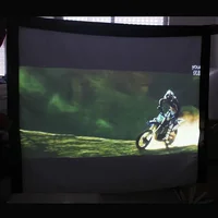 100 120 150 180 200 250 300 Inch Projector Screen White Canvas Projection Foldable 16:9 4:3 for Home Theater LED DLP Porjector - Image 2
