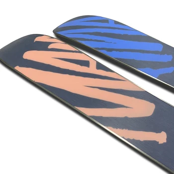 2024 New Season Soft Light Durable Park All Mountain Rail Jib Freestyle Skis Twin Tip Alpine Ski 5