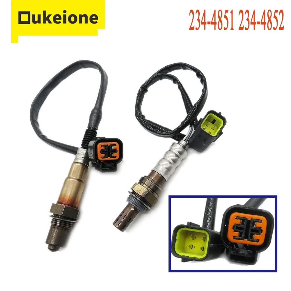 

2pcs Upstream Downstream Lambda O2 Oxygen Sensor for Hyundai Elantra 2001-2006 Tucson 2005-2009 2.0L 234-4851 234-4852