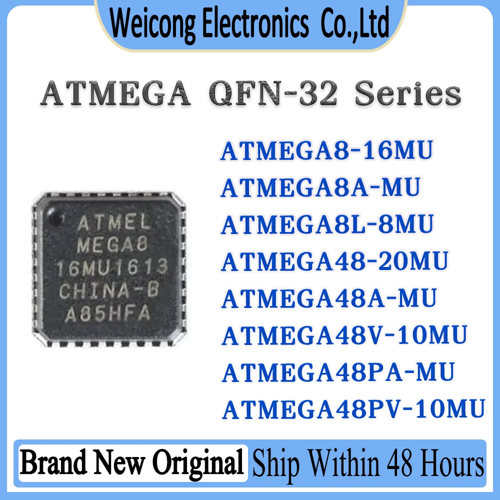 ATMEGA8 16MU ATMEGA8A MU ATMEGA8L 8MU ATMEGA48 20MU ATMEGA48A MU ...