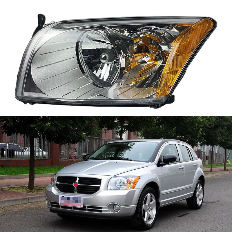 

Для Dodge Caliber 2008 2009 2010 2011 комплект фар Дальний свет сигнал поворота ближний свет Автомобильные аксессуары Ручная регулировка