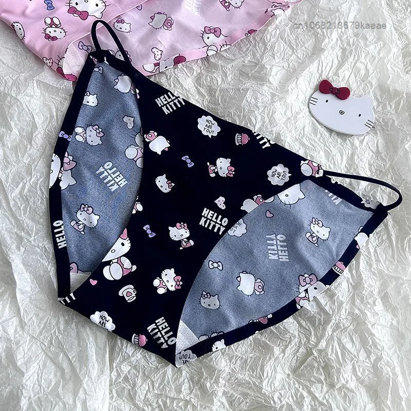 Sanrio Hello Kitty Underwear Women Sweet Sexy Thin Panties