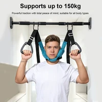 Ceinture de traction cervicale réglable pour étirer le cou, sangle de suspension pour soulager la douleur cervicale, dispositif de traction cervicale. 3