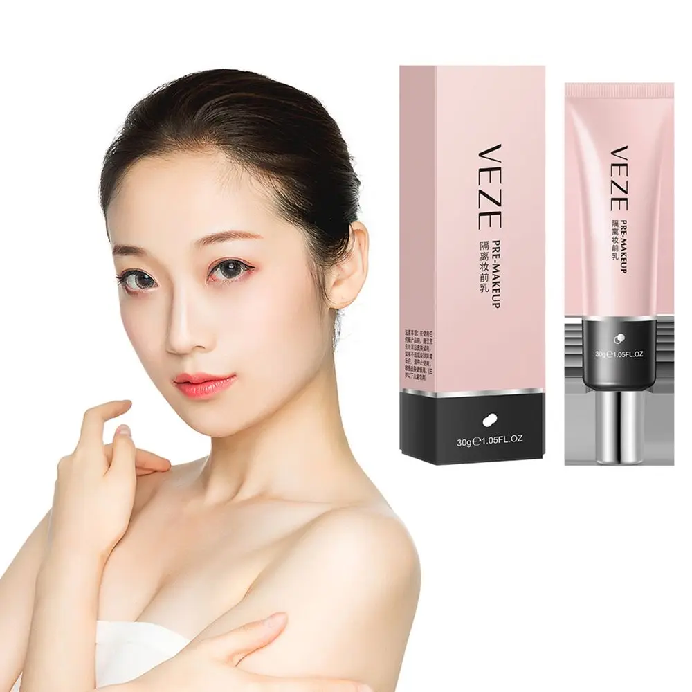 

VEZE Pre-Makeup Primer Lightweight Breathable Natural Concealer Foundation Non-Greasy Pore Eraser Anti Wrinkle Cosmetic Primer