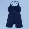 Solid Color Soft Gym Yoga Set Short Legging +Cross Back Sport Bra Tracksuit Women Gym Suit Comprehensive Training Jog Athletic 3