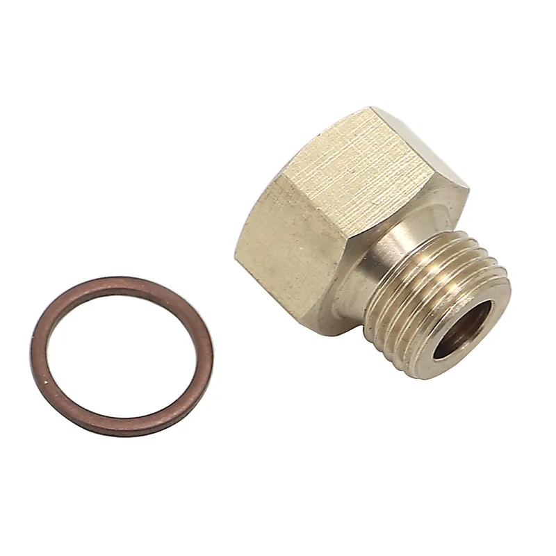

Fit Oil/Temperature Metric Plug Adapter Sensor Bolt 1/8" NPT Female to M14x1.5 Male