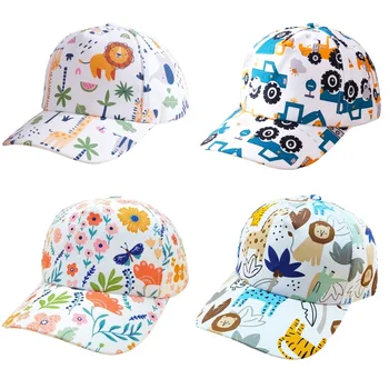 New Cartoon Animal Summer Baby Baseball Cap for Boys Girls Travel Sun Hat for Kids Children Beach Sun Cap Accessories 1