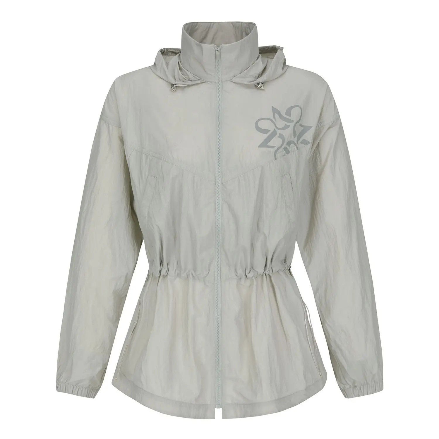 ST ANDREWS 2024 Autumn New Women's Golf Clothing Outdoor Sunscreen Windproof Waist Hooded Long Sleeve Jacket 3