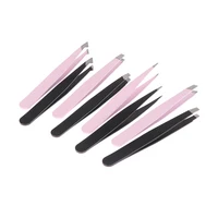 1PC Eyebrow Tweezers Eyebrow Clip Clamps Trimming Tool Tweezers for Hair Beard Removal Makeup Tool 2
