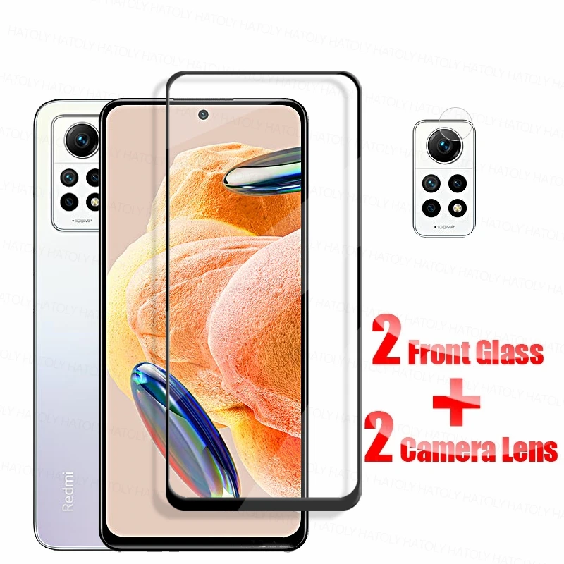 Vetro Full Glue Per Xiaomi Redmi Note 12 Pro 4G Screen Protector Xiaomi Redmi Note 12 Pro 4G Vetro Temperato 9H Pellicola Anteriore Del Telefono